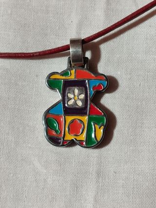 Colgante reversible de Plata Tous