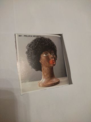 4 Pelucas rizos negras sin estrenar 4x15€