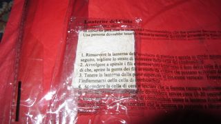 Lanterne volanti rosse (9 pezzi)