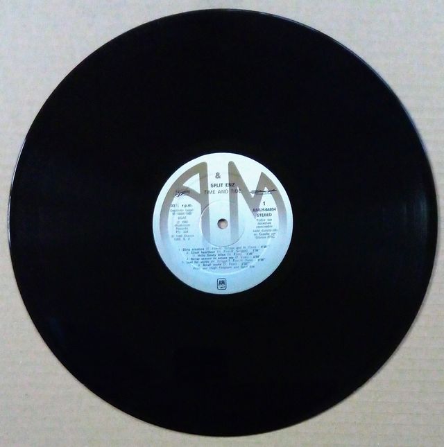 SPLIT ENZ-, TIME AND TIDE-, ÁLBUM VINILO