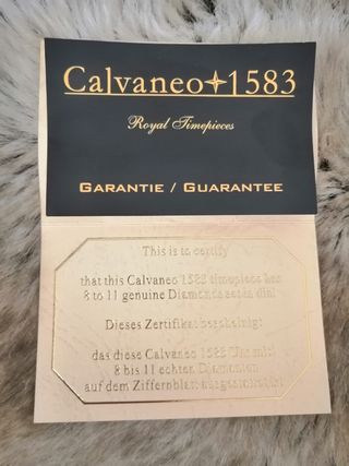 Relógio Calvaneo 1583 Astonia Gold