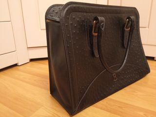 Bolso maletín piel negro Mira la Marela