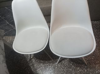 Sillas comedor blancas