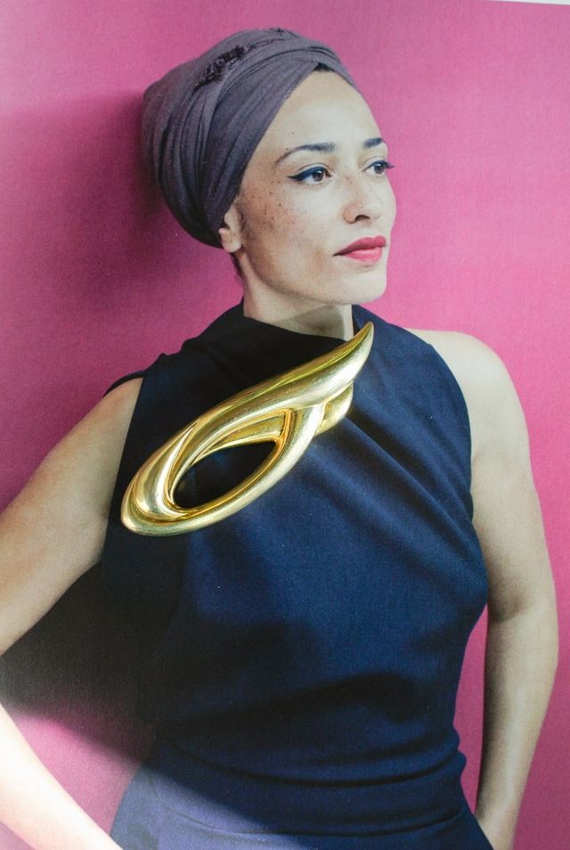 Spilla dorata vintage art decò