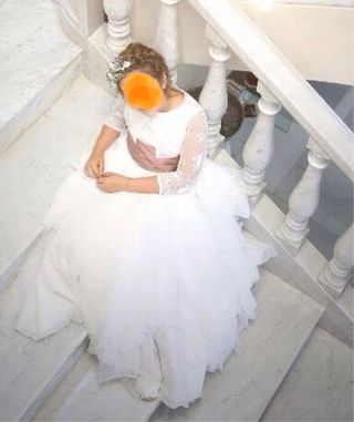 vestido niña de comunion espectacular!!!!