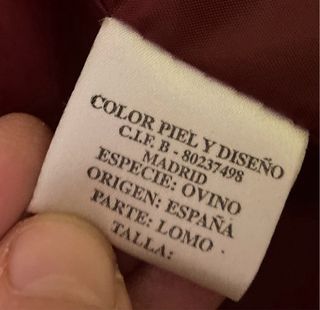 Levita de piel autentica Phantalacca