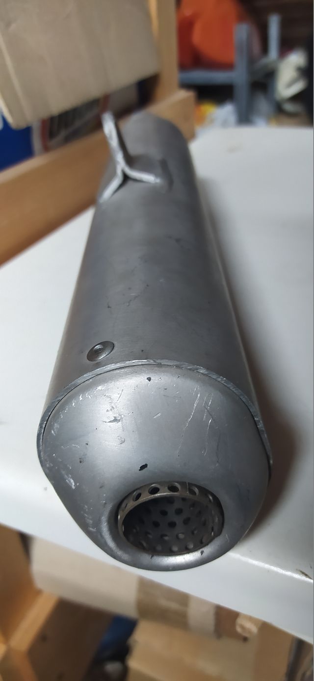 Silenziatore in alluminio per motocross 250/500