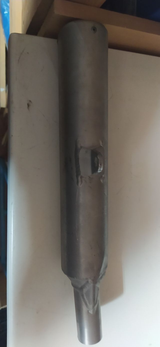 Silenziatore in alluminio per motocross 250/500