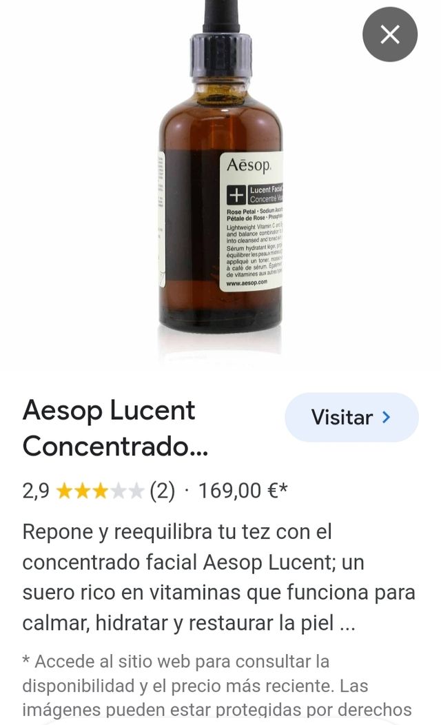 Suero Aésop Lucent Facial Concentral