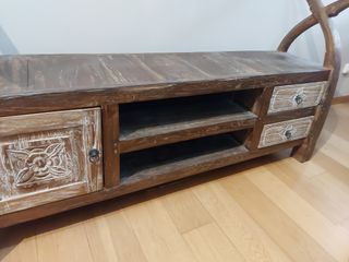 Sofá mueble rústico 
