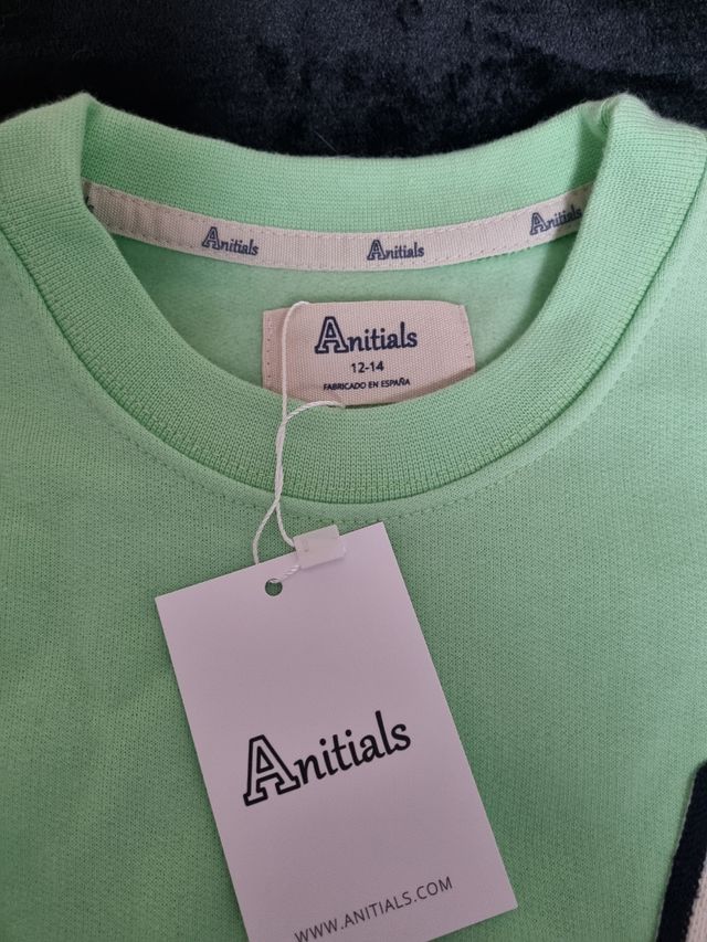 Sudadera con inicial niñ@