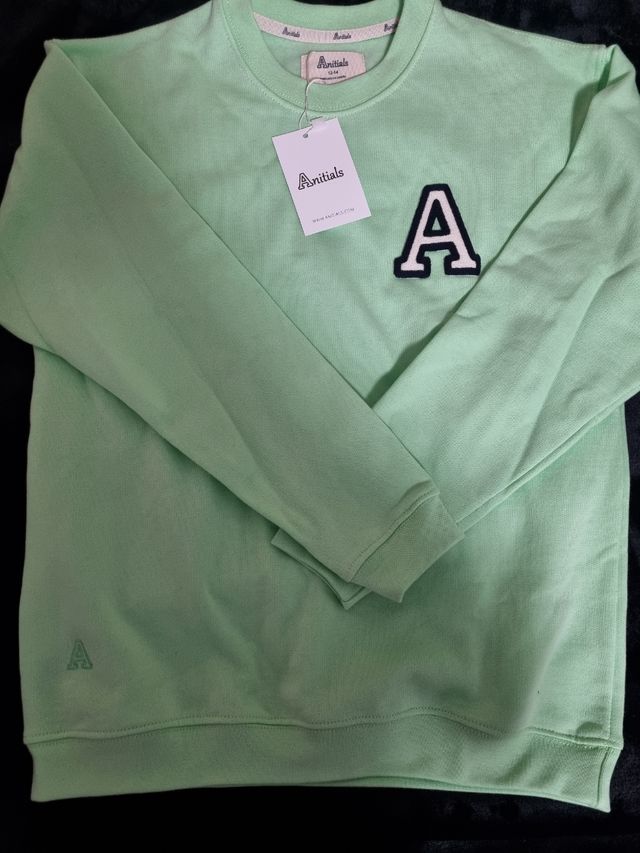 Sudadera con inicial niñ@