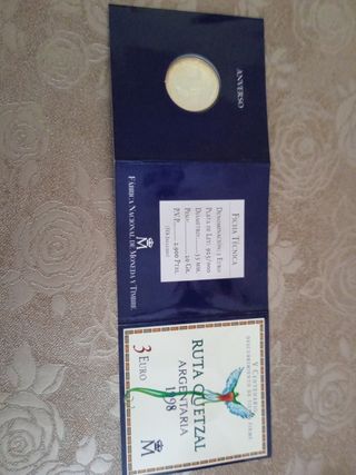 Monedas conmemorativas; dos unidades.