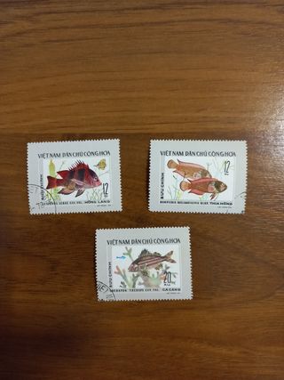 Francobolli del VIETNAM BUU CHINH