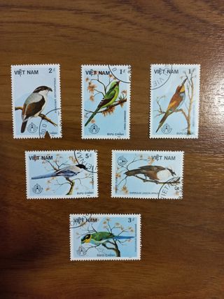 Francobolli del VIETNAM BUU CHINH