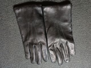 Guantes cuero negro de vestir