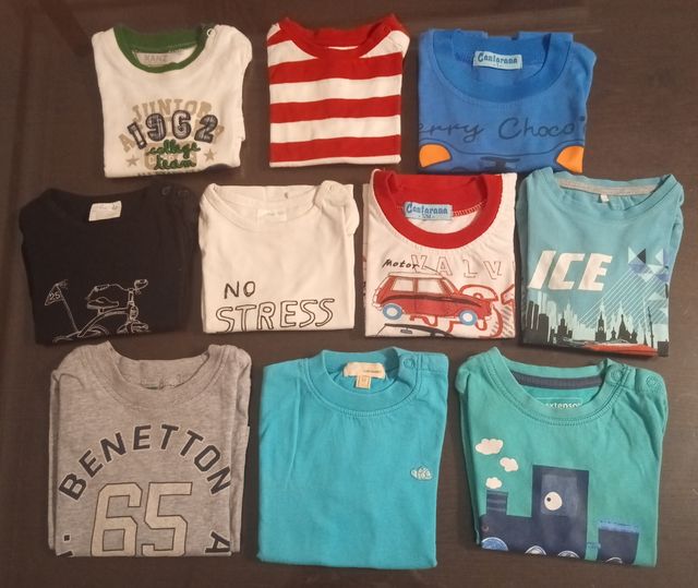 Lote de camisetas