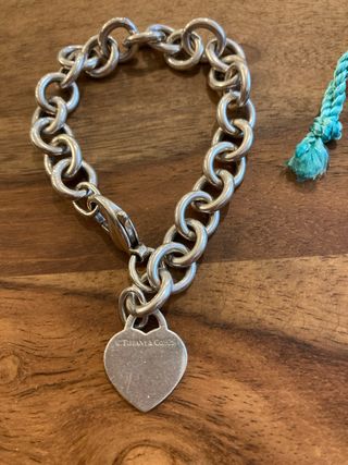 pulsera tiffany and co plata charm pequeño