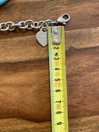 pulsera tiffany and co plata charm pequeño