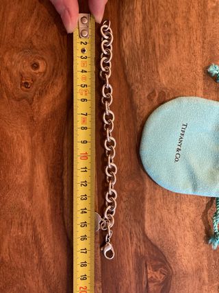 pulsera tiffany and co plata charm pequeño