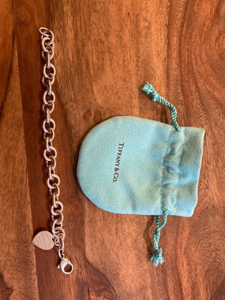 pulsera tiffany and co plata charm pequeño