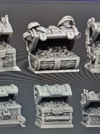 Figuras miniatura 3d resina