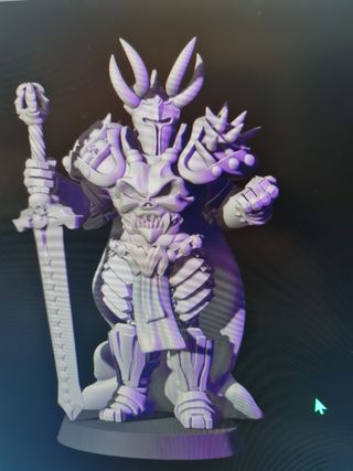 Figuras miniatura 3d resina