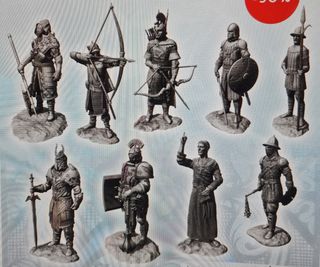 Figuras miniatura 3d resina