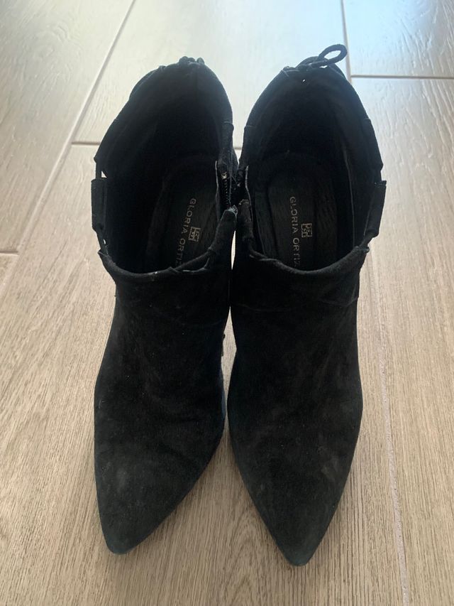 botines negro ante gloria ortiz talla 39