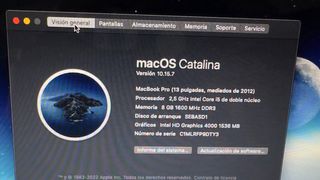 MacBook Pro 13 pulgadas mediados 2012
