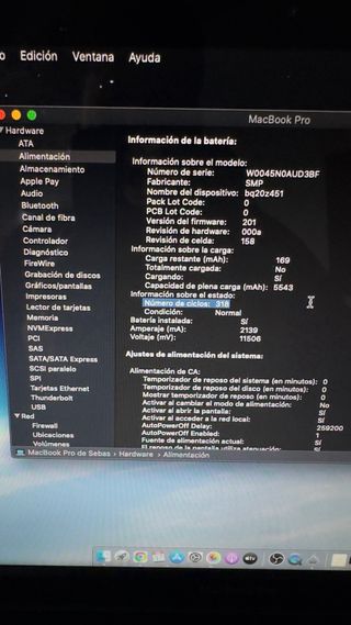 MacBook Pro 13 pulgadas mediados 2012