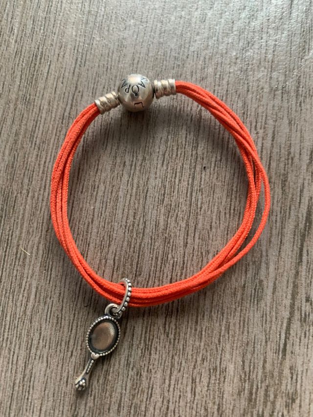 pulsera pandora naranja