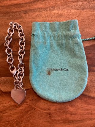 pulsera charm en plata tiffany and co autentica