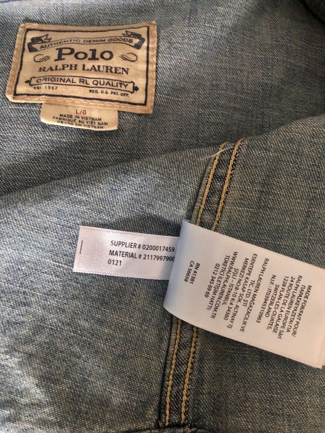 Camisa vaquera unisex Polo Ralph Lauren