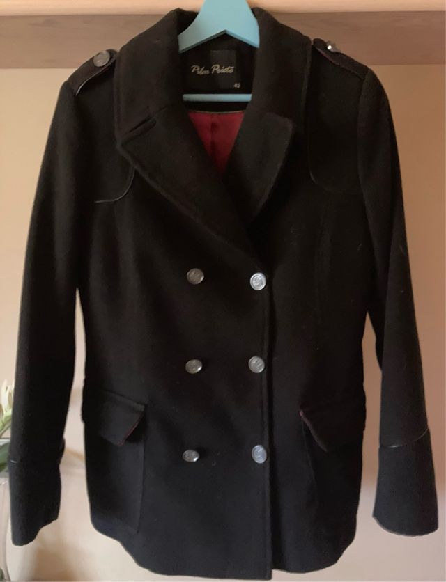 Chaquetón marinero negro Pilar Prieto