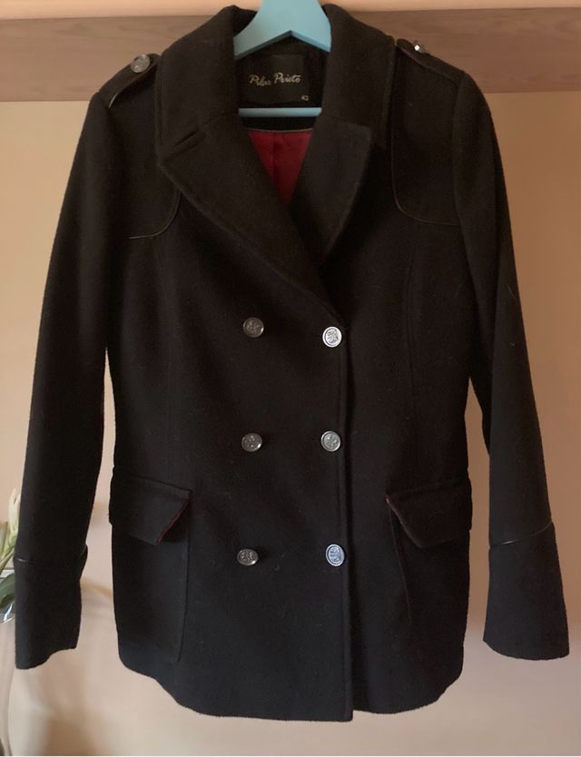 Chaquetón marinero negro Pilar Prieto