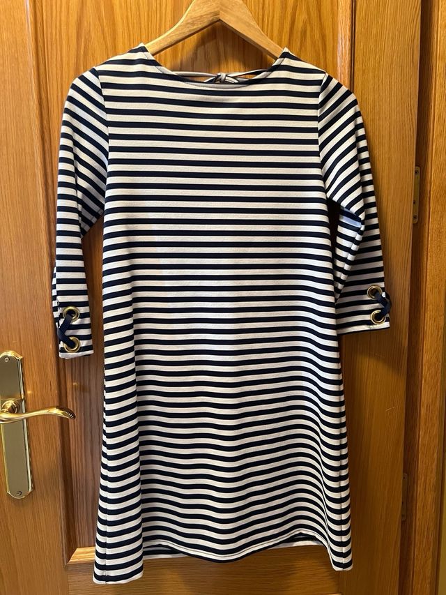 Vestido rayas marineras elástico