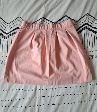 Falda rosa de zara