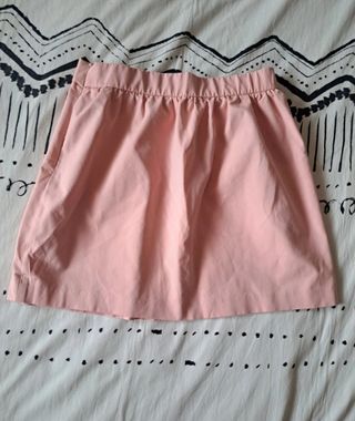 Falda rosa de zara