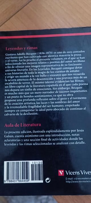 Leyendas y rimas de Bécquer