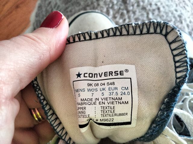 Converse bota talla 37.5