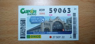 ZARAGOZA (10) décimos y cupones
