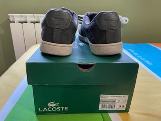 zapatillas Lacoste cuero verde