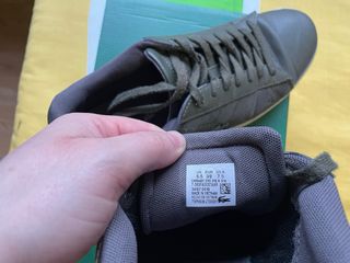 zapatillas Lacoste cuero verde