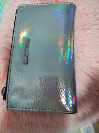 Cartera plateada Stradivarius Nueva