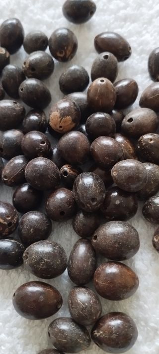 Abalorios de coco 22 por 1 euro
