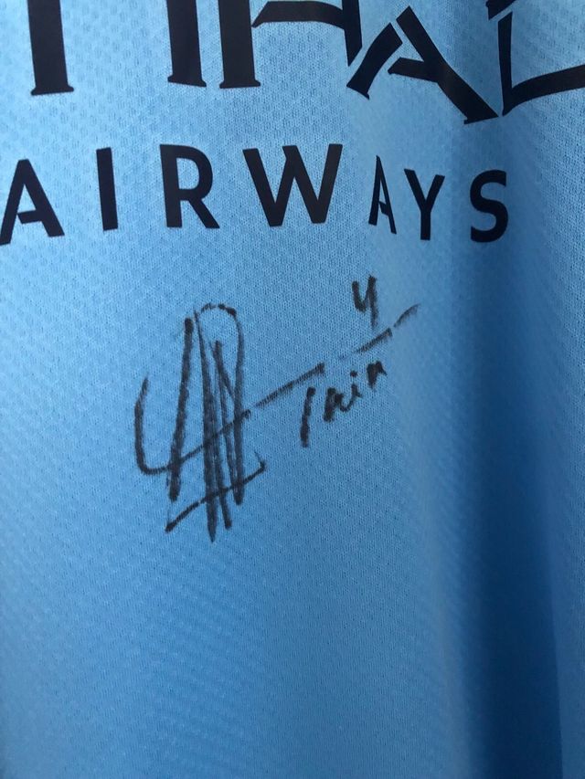 Camiseta Manchester City firmada