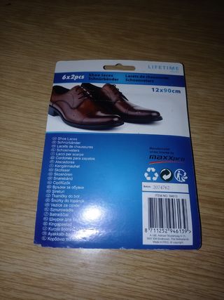 lacci per le  scarpe 6x2 pcs