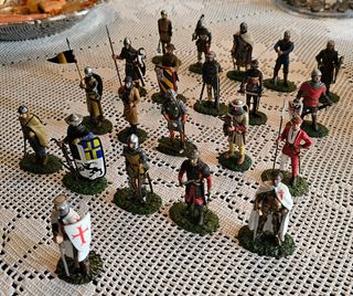 Soldatini Di Piombo n. 21 pezzi.