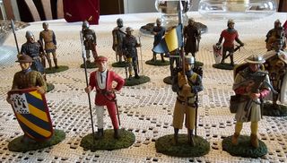 Soldatini Di Piombo n. 21 pezzi.